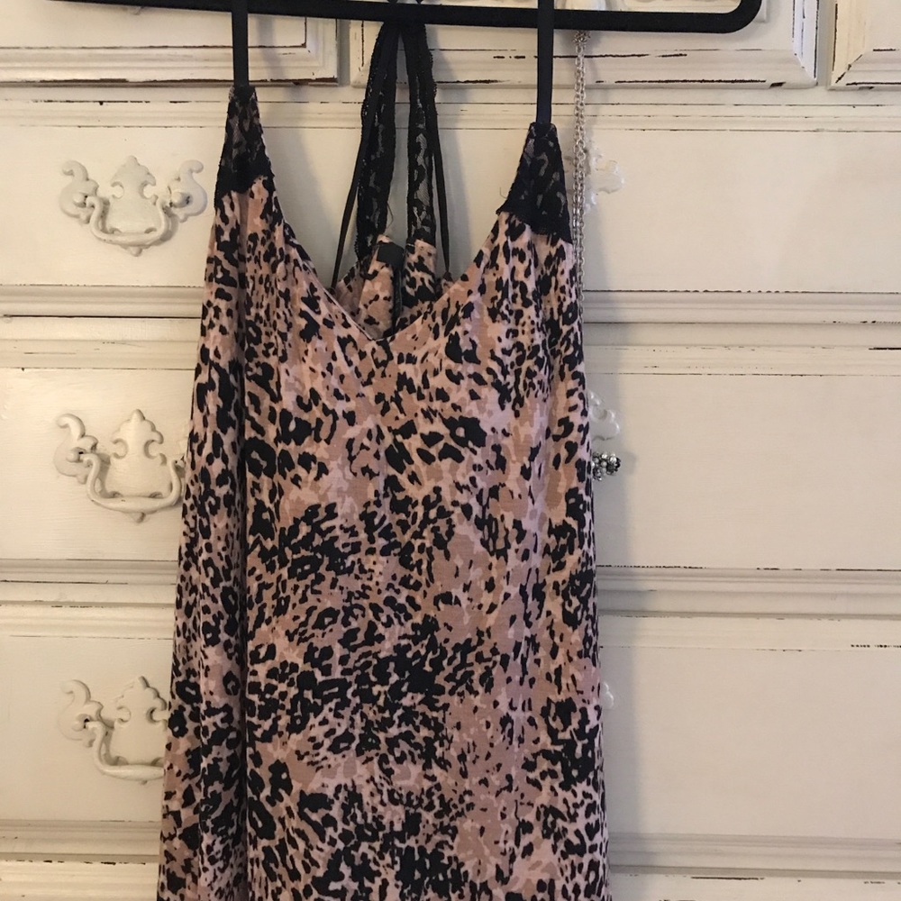 Pajama top leopard